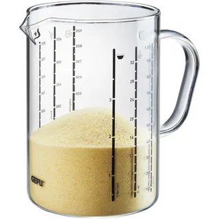 GEFU Messbecher Meti 1000 ml Glas Transparent Klar 1 l