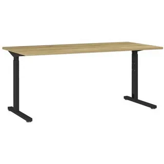 Germania Schreibtisch GW-Profi 2.0 160 cm Grandson-Eiche-Nachbildung/schwarz