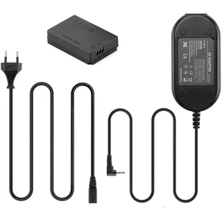 CA-PS700 AC-Netzteil DR-E12 ACK-E12 DC-Koppler LP-E12 Dummy-Akku für Canon EOS M50 Mark II, EOS M M2 M10 M50 M100 M200, Kiss M, Kiss M2 Kameras