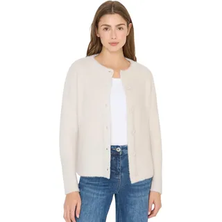 Cecil Federgarn Ripp-Strickjacke - Grau