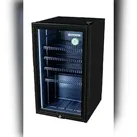 Gastro-Cool - Flaschenkühlschrank mit Glastür - Gastronomie - Bar - schwarz - LED - KW90