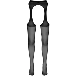 Straps-Strumpfhose in Strapsgurt-Optik, schwarz, S/M