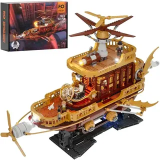 FUNWHOLE Steampunk Luftschiff: Lichtfänger (1641 Teile) F9014