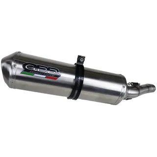 GPR EXHAUST SYSTEMS Gpr Zugelassener Auspuff mit Anschluss Dr 650 R - N / RE 1990/95 Satinox S.127.SAT