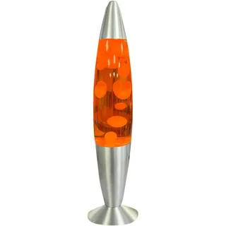 Blulaxa Lavalampe Weiß/Orange