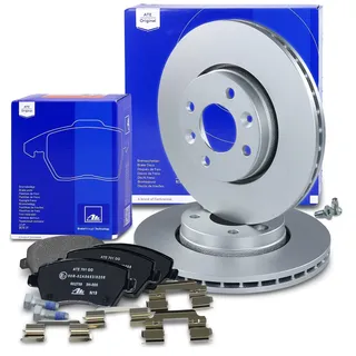 ATE BREMSSCHEIBEN Ø258MM + BREMSBELÄGE VORNE FÜR RENAULT LADA DACIA LODGY DOKKER EXPRESS