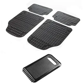 Kfz-Gummimatten "Yukon" - 4er-Set + Eiskratzer