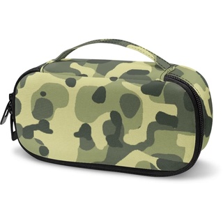 HUIACONG Grüne Camo Diabetiker Medikamente Kühler Isolierte Tragbare Kühltasche für Glukosemessgerät und andere Diabetiker Supplies Wiederverwendbare Tragetasche Medizinische Fall