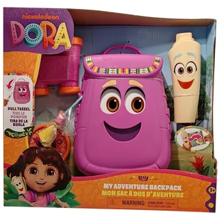 Spin Master 6071799 Dora - Mein Abenteuer Rucksack - interaktiver Rucksack mit Landkarte, Fernglas, Kompass