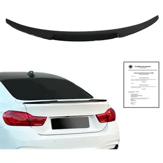 DM Autoteile Sport-Performance Heckspoiler Heck Spoiler schwarz Matt passt für 4er F36 Gran Coupe ABE