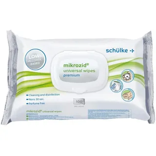 Schülke mikrozid universal wipes Desinfektionstücher premium 100 Tücher