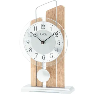 Pendeltischuhr AMS, braun (sonoma eiche), Tischuhren, Wohnzimmer, Esszimmer, Made in Germany