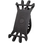 M-Wave Bike Mount Flex Smartphone Halterung Fahrrad Halter für mobile Endgeräte Smartphonehalterung Handyhalterung - Schwarz