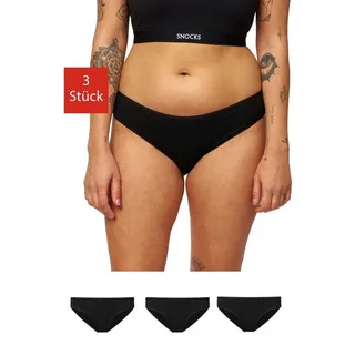 SNOCKS Slip 3 St. Schwarz XL