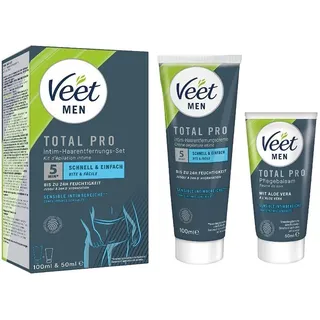 Veet Men Intim Haarentfernungs Set für Männer Enthaarungscreme Intimbereich