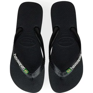 havaianas Brasil Logo Schwarz 43