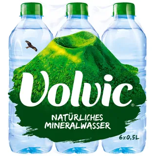 Volvic Mineralwasser Naturelle 0,5 Liter, 6er Pack