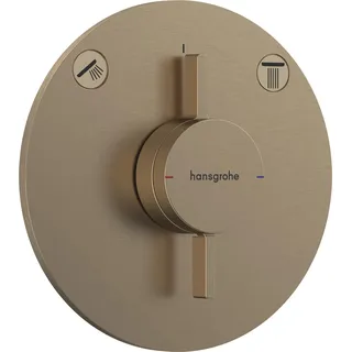 Hansgrohe DuoTurn S Mischer Unterputz für 2 Verbraucher, Brushed Bronze