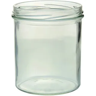 Mambocat 48er Set Sturzglas 350 ml Marmeladenglas Einmachglas Einweckglas to 82 silberner Deckel incl. Diamant-Zucker Gelierzauber Rezeptheft