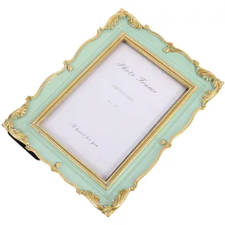 Abaodam 1stück Vintage Bilderrahmen Aus Resin Und Dekorativer Fotorahmen Für Hochzeiten Und Zuhause Retro Stil Zur Präsentation Ihrer Schönsten Erinnerungen