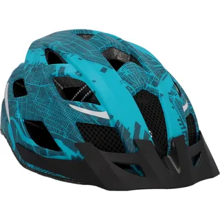 Fahrradhelm Urban Plus New York S/M türkisblau matt