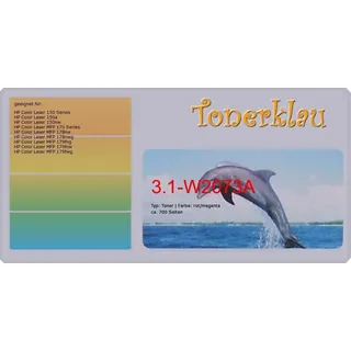 magenta Toner 3.1-W2073A [ mit Chip ]  kompatibel mit HP W2073A [ 117A ]  Seiten: 700