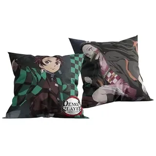 HALANTEX Tanjiro Und Nezuko Demon Slayer-Kissen 40 X 40 cm