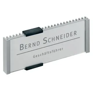 Durable Türschild INFO SIGN Metall silber 14,9 x 5,25 cm