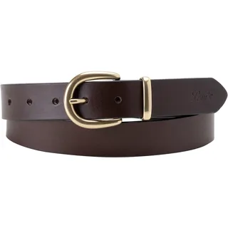 Levi's Ledergürtel LEVI'S "WOMEN'S PHOEBE BELT", Damen, Gr. 80, braun, Rindsleder, unifarben, modisch, Gürtel