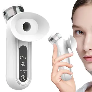 Nano Spray, Gesichtsdampfer, Augennebel-Dampfsprüher Face Steamer, Nano Eye Mist Steam Sprayer, Nano-Luftbefeuchter Für Trockene Augen, Tragbares Augenschutz-Pflegegerät, Warme Kompresse Feuchte Wärme