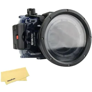 Seafrogs 60M/195Ft Diving Camera Waterd Housing Hülle Für Sony Rx100 Vii M7 Mark7, Schutzhärtung Für Unterwasserfotografie Videografie