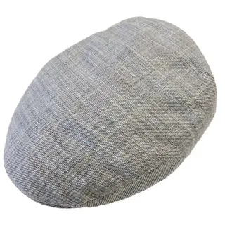 Chaplino Flat Cap im karierten Design beige 58