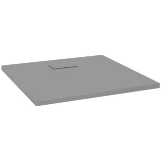 vidaXL Duschwanne smc Grau 90x90 cm Vidaxl