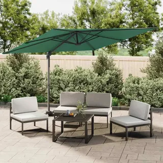 mit Aluminium-Mast 400 x 300 cm Terrakotta