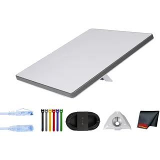 Starlink Mini-Kit – kompakter Dual-Band AC WLAN-Router und Satellitenschüsselsystem – Hochgeschwindigkeits-tragbares Internet für Fern- und Mobilnutzung – Bundle (weiß)