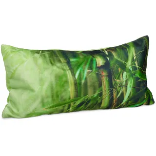 Relaxdays Nackenkissen Badewanne mit Saugnäpfen, Reisekissen weich, HBT: 10 x 37 x 17 cm, grün