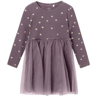 NAME IT Nmfnadja DRESS Noos Kleid, Arctic dusk), 110 EU