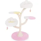 Kratzbaum 123 cm weiß/pink