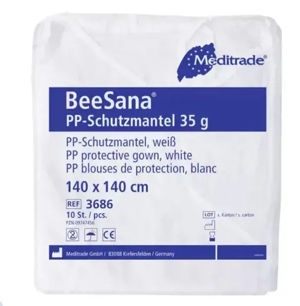 BeeSana® PP-Schutzmantel 35 g - Grün