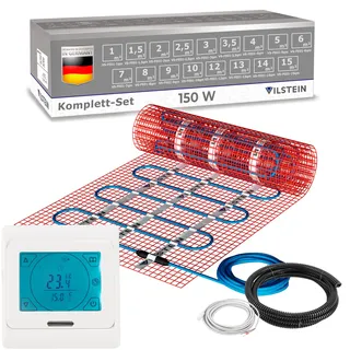 VILSTEIN Elektrische Fußbodenheizung 150W/m2 1m2 - 2m