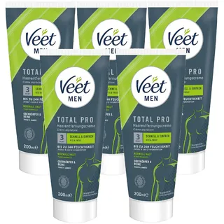 Veet for Men Haarentfernungs-Creme Power Effect 5 x 200ml
