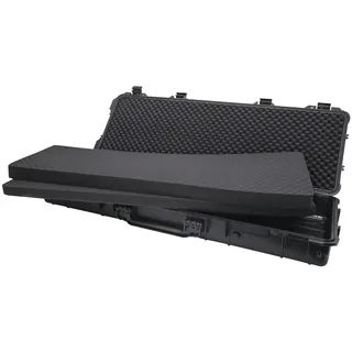 HMF ODK200 Outdoor-Waffenkoffer, Gewehrkoffer mit Rasterschaumstoff, 113 x 42 x 16,5 cm