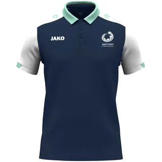 JAKO "Jugend trainiert" Polo Dynamic (marine/weiß/minze / Größe 152 / Kinder)