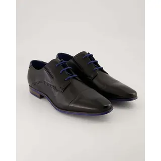 Bugatti Klassische Schnürschuhe Herren, Schwarz 41 EU