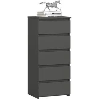 Akord Kommode Akord CL5 40 x 92 x 35 cm Graphitgrau