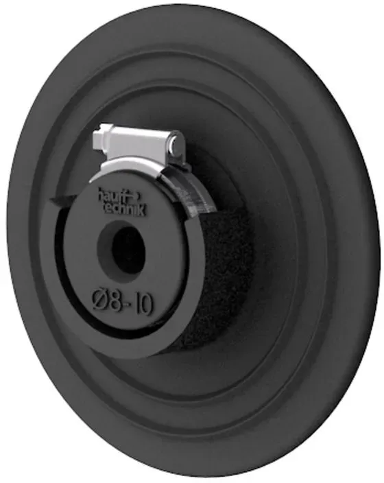 Hauff 3030300037 Erdungsmauerkragen für Rundleiter HMK8-10
