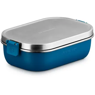 Le Creuset Lunchbox 900ml Deep Teal Edelstahl