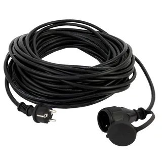 REV Ritter Verlängerungskabel IP44 25m schwarz