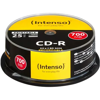 Intenso CD-R 700MB 52x bedruckbar 25er Spindel
