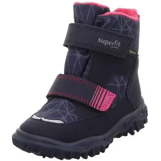 superfit Mädchen HUSKY warm gefütterte Gore-Tex Schneestiefel, BLAU/PINK 8020, 28 EU